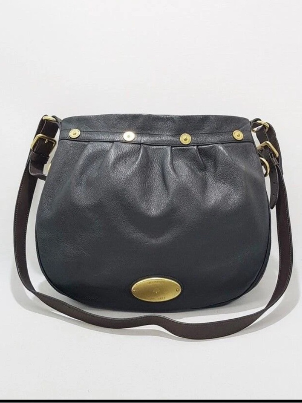 Mulberry Black Leather Crossbody Bag